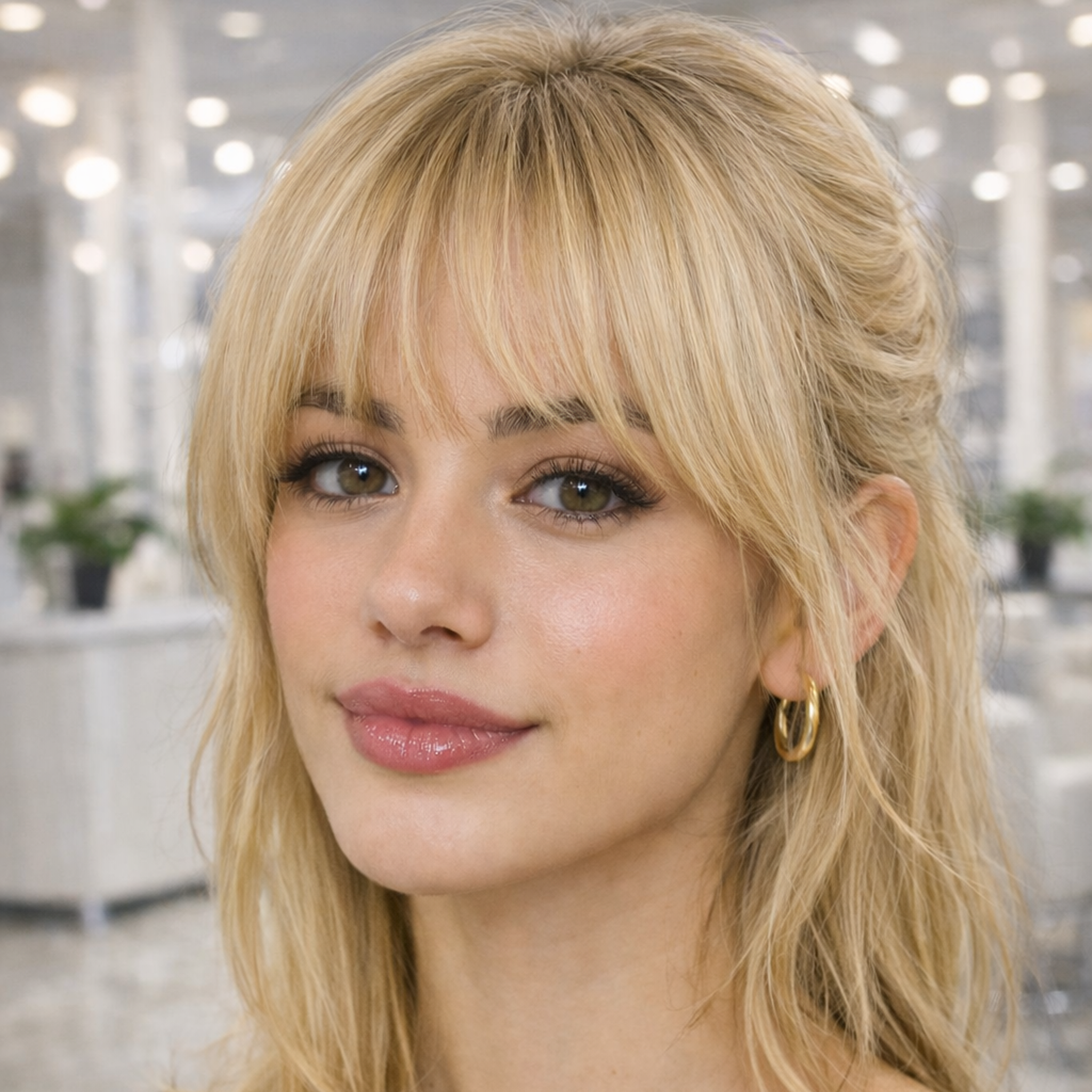 Flequillo - 100% Cabello Eslavo Natural