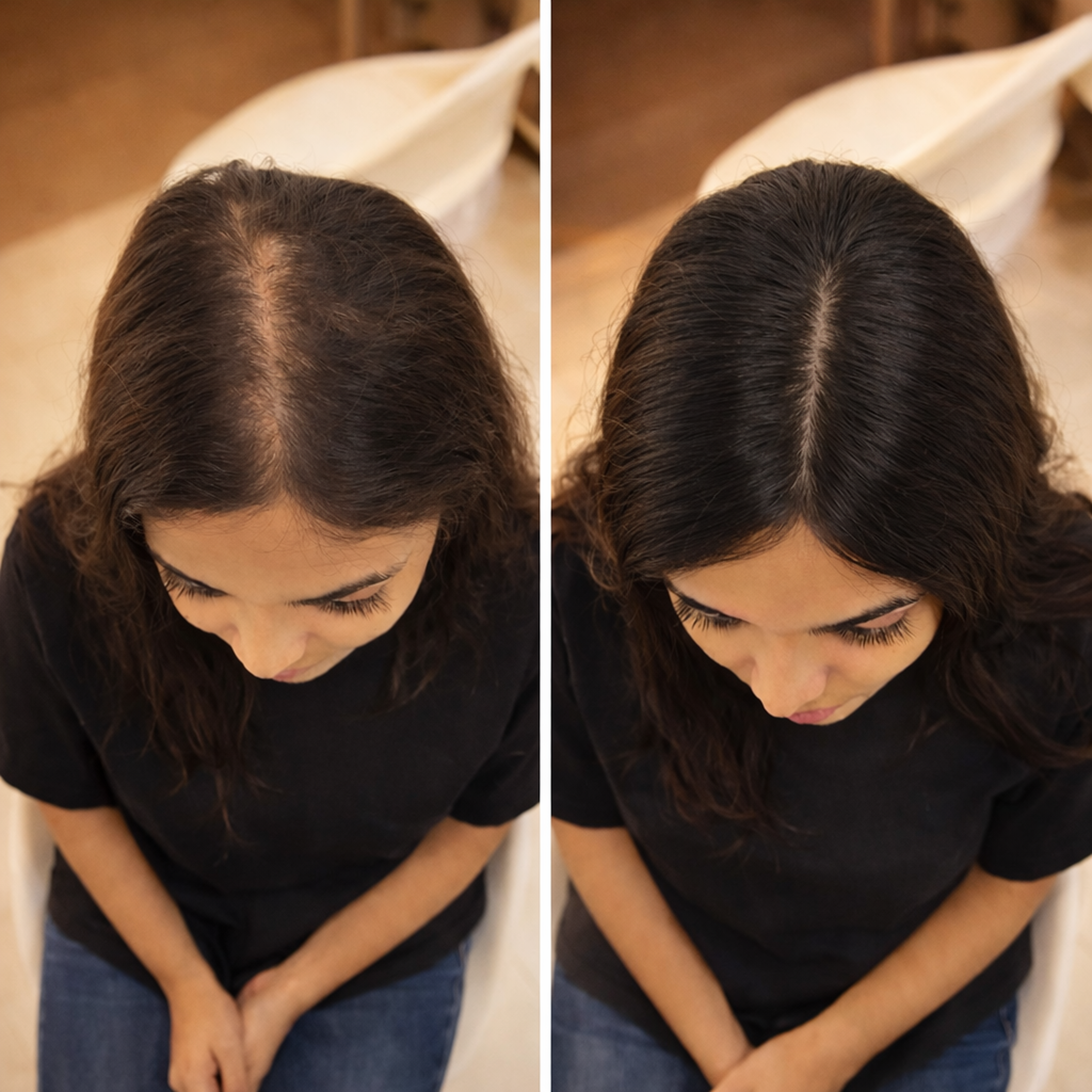 Topper - 100% Cabello Eslavo Natural