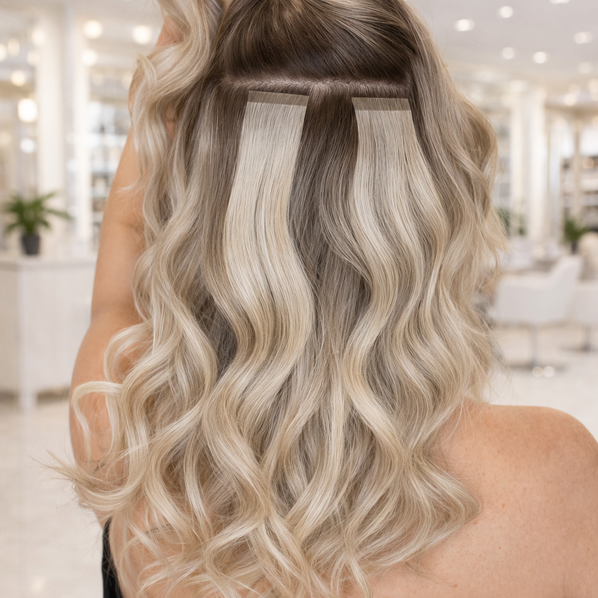 Extensiones Tape-In - 100% Cabello Eslavo Natural
