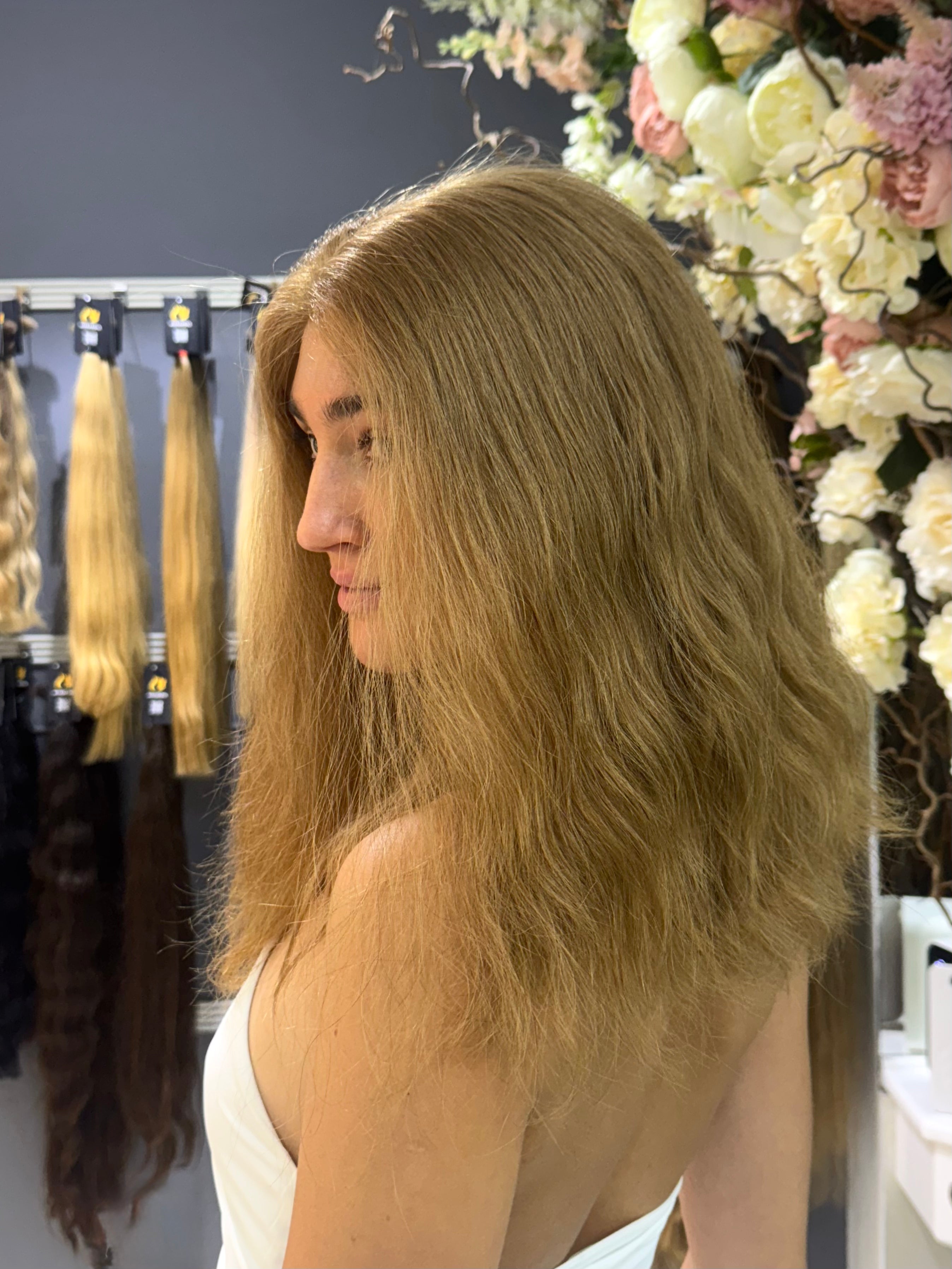 Peluca - 100% Cabello Eslavo Natural